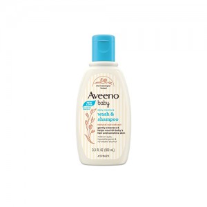 Aveeno Baby Daily Moisture Wash & Shampoo - 100ml
