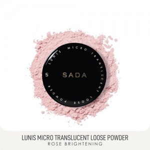 SADA Lunis Micro Translucent Loose Powder - Rose - size 8.5gr