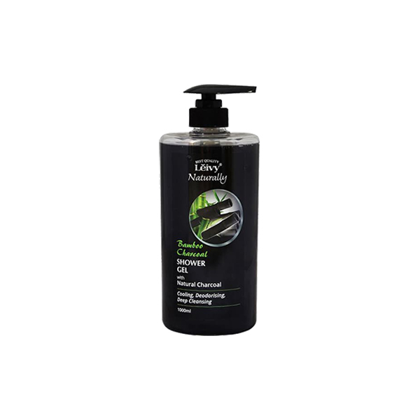 Leivy Shower Gel - Natural Charcoal - 1liter