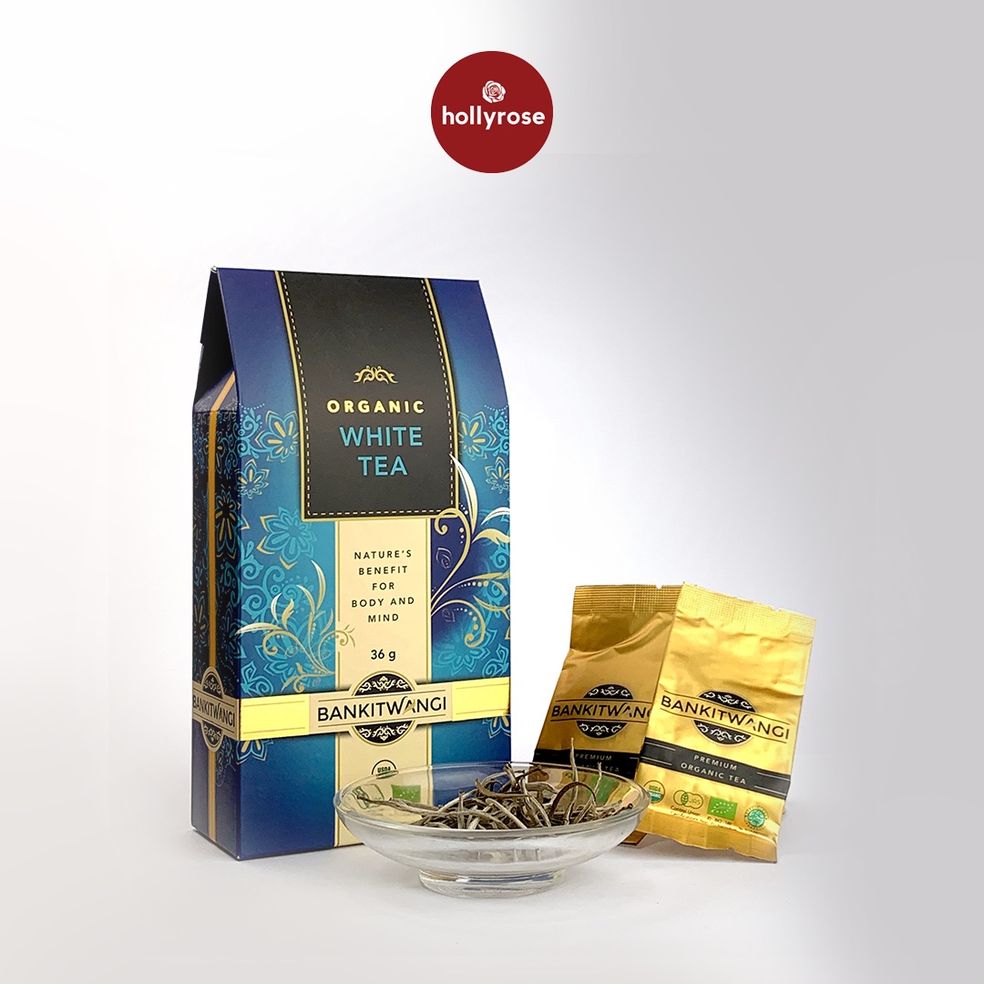 Bankitwangi Organic Tea - Organic White Tea - 12 x 3gr