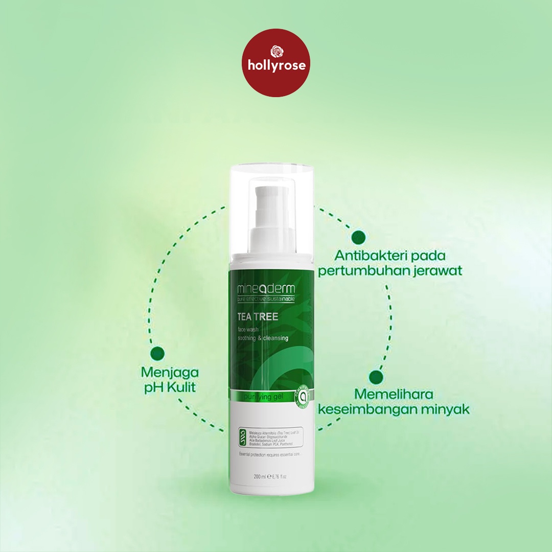 Mineaderm Tea Tree - Face Wash Soothing and Cleansing - 200ml