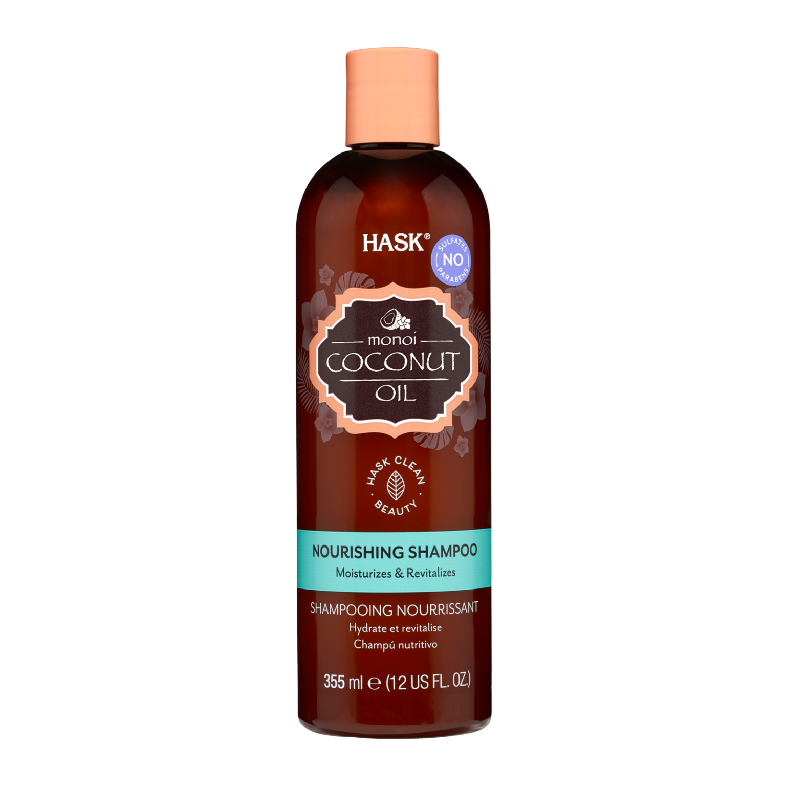 Hask Monoi Coconut Oil - Nourishing Shampoo - 355ml