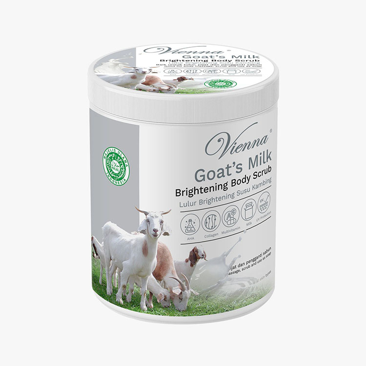 Vienna Goat's Milk Whitening Body Scrub - 1kg