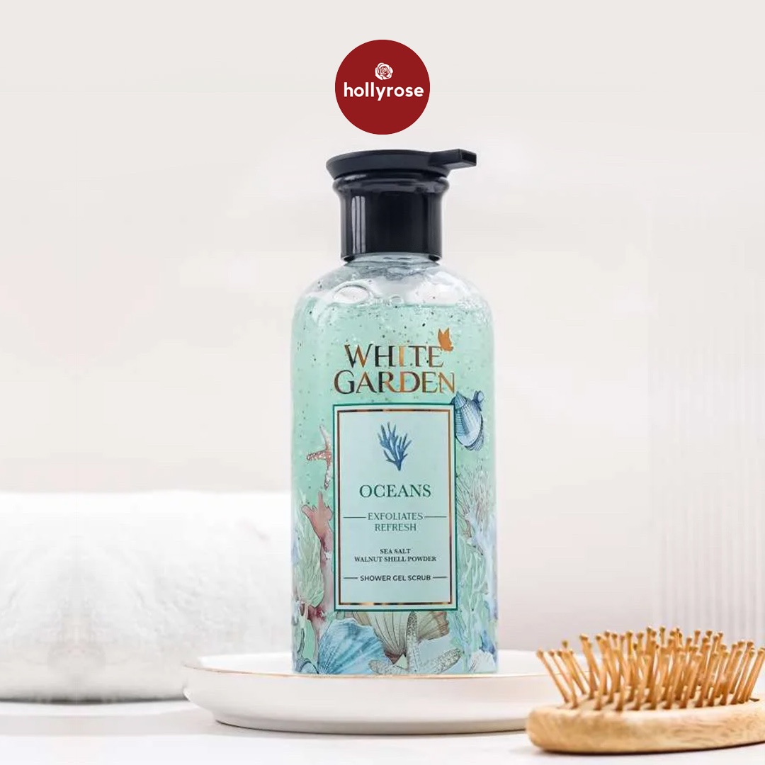 White Garden Shower Gel - Oceans Exfoliates Refresh - 475ml