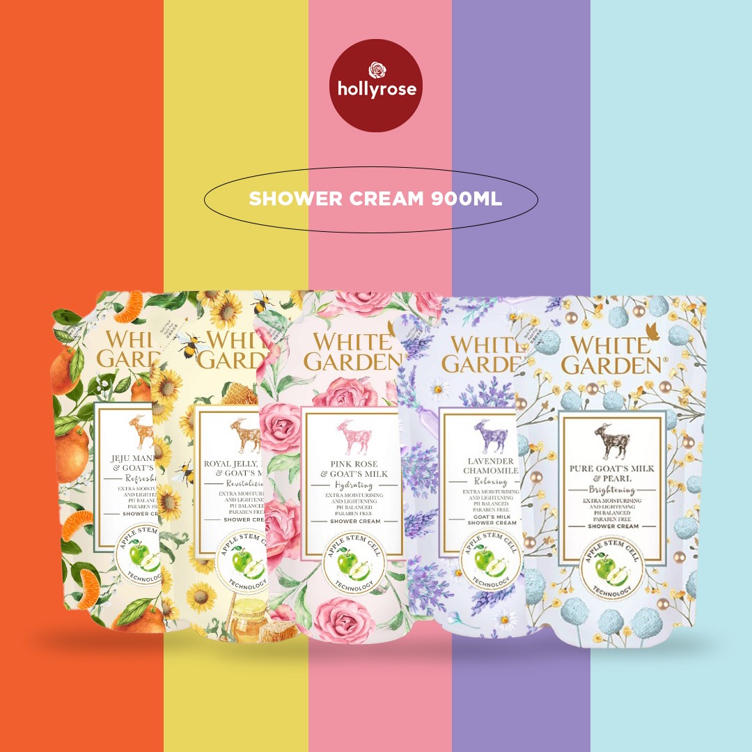 White Garden Refill Shower Cream  - Lavender Chamomile - 900ml