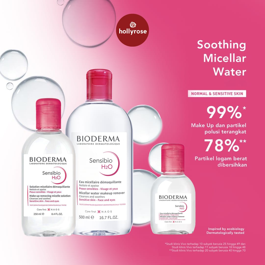 Bioderma Sensibio H2o (Normal to Combination Skin) - 500ml