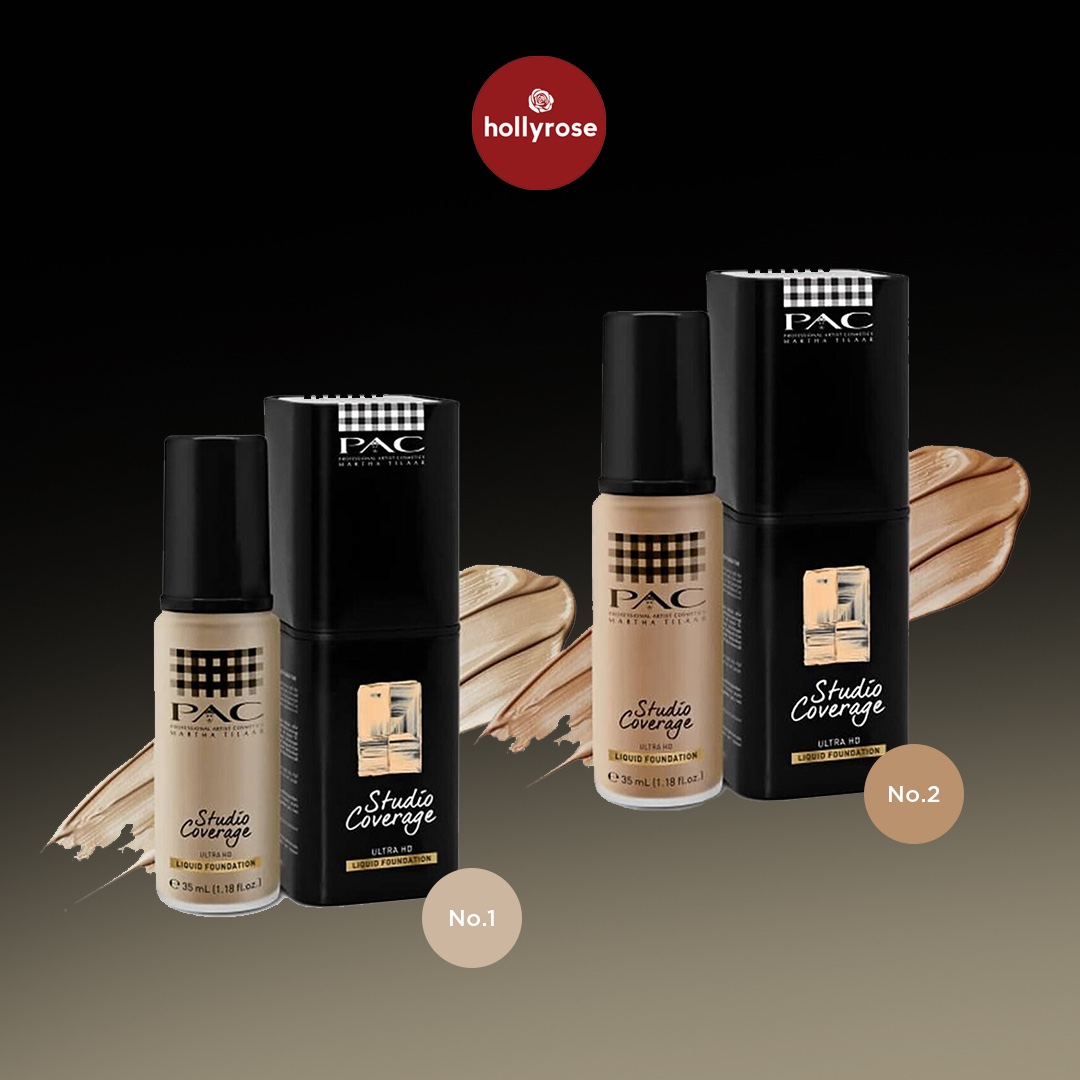 Pac Studio Coverage Ultra Hd Liquid Foundation - No. 01 - 35ml