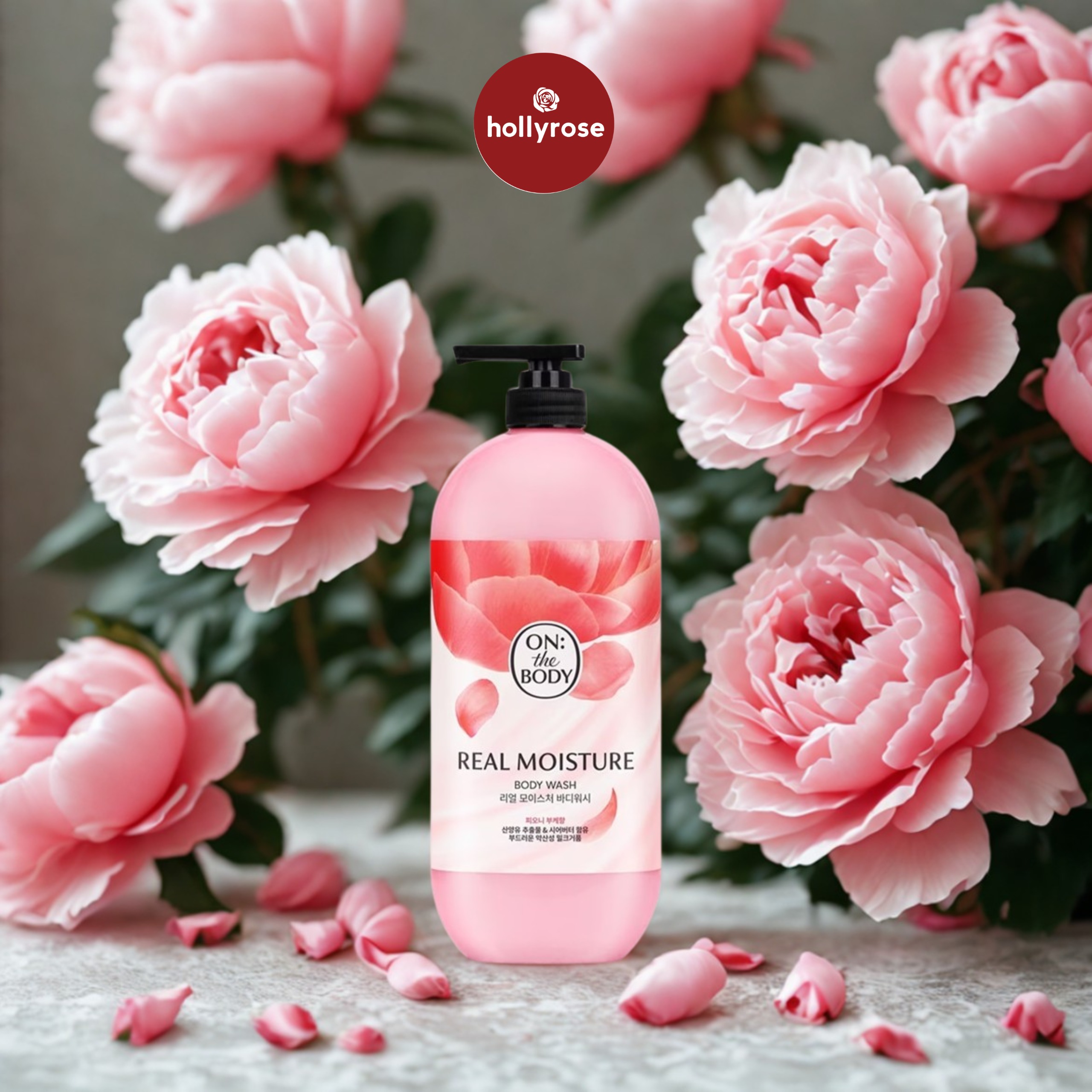 On The Body Real moisture body wash - Peony bouquet body wash - 865gr